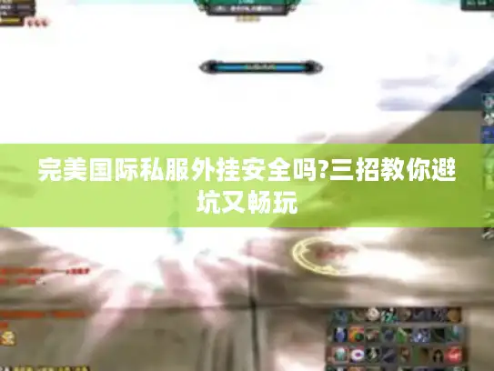 完美国际私服外挂安全吗?三招教你避坑又畅玩 完美国际私服外挂安全吗?三招教你避坑又畅玩