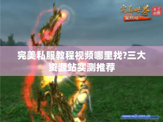 完美私服教程视频哪里找?三大资源站实测推荐