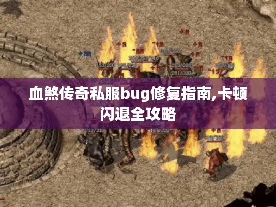 血煞传奇私服bug修复指南,卡顿闪退全攻略