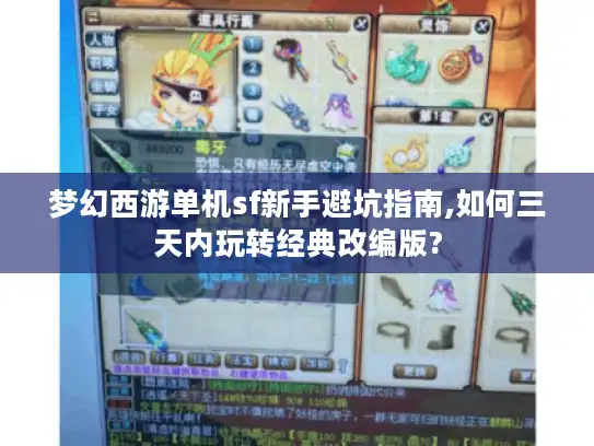 梦幻西游单机sf新手避坑指南,如何三天内玩转经典改编版?