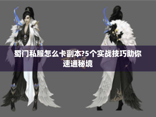 蜀门私服怎么卡副本?5个实战技巧助你速通秘境