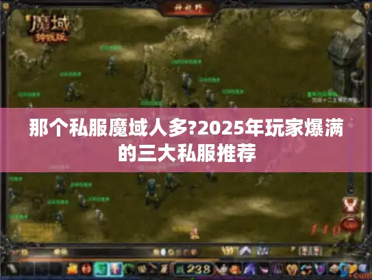 那个私服魔域人多?2025年玩家爆满的三大私服推荐