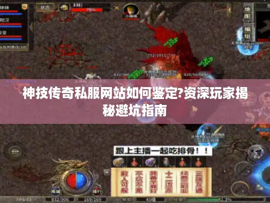 神技传奇私服网站如何鉴定?资深玩家揭秘避坑指南