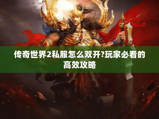 传奇世界2私服怎么双开?玩家必看的高效攻略