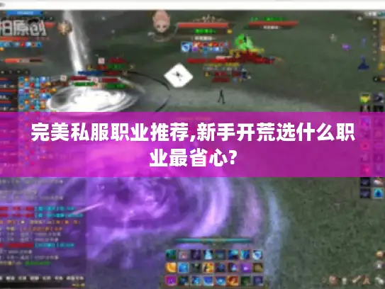 完美私服职业推荐,新手开荒选什么职业最省心?