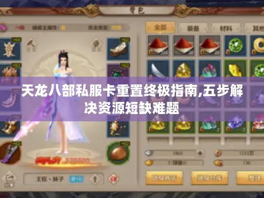 天龙八部私服卡重置终极指南,五步解决资源短缺难题