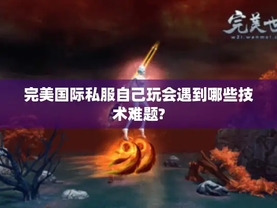 完美国际私服自己玩会遇到哪些技术难题?