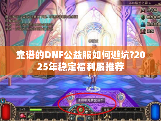 靠谱的DNF公益服如何避坑?2025年稳定福利服推荐