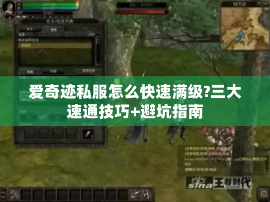 爱奇迹私服怎么快速满级?三大速通技巧+避坑指南