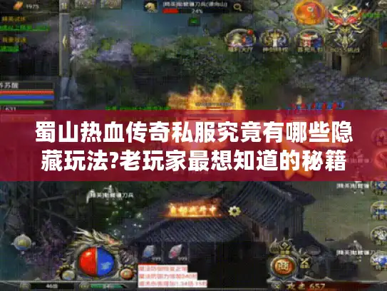 蜀山热血传奇私服究竟有哪些隐藏玩法?老玩家最想知道的秘籍都在这 蜀山热血传奇私服究竟有哪些隐藏玩法?老玩家最想知道的秘籍都在这