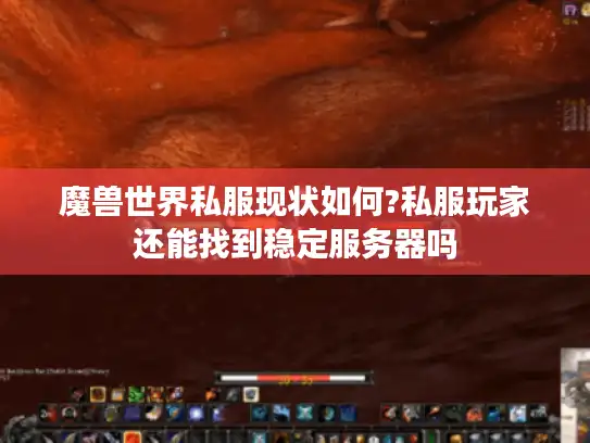 魔兽世界私服现状如何?私服玩家还能找到稳定服务器吗 魔兽世界私服现状如何?私服玩家还能找到稳定服务器吗