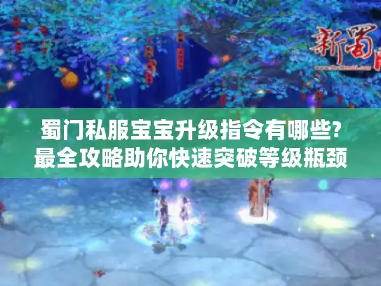 蜀门私服宝宝升级指令有哪些?最全攻略助你快速突破等级瓶颈