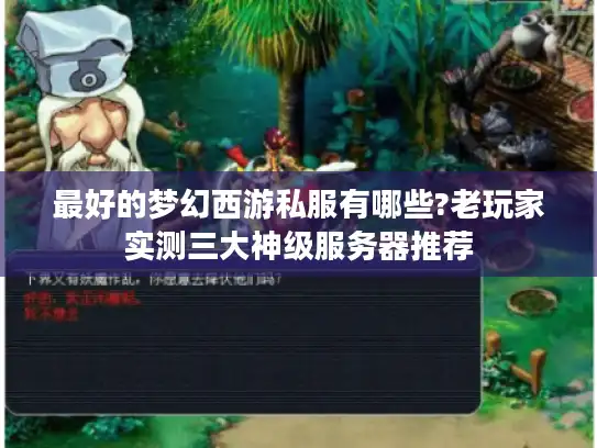 最好的梦幻西游私服有哪些?老玩家实测三大神级服务器推荐