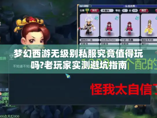梦幻西游无级别私服究竟值得玩吗?老玩家实测避坑指南 梦幻西游无级别私服究竟值得玩吗?老玩家实测避坑指南