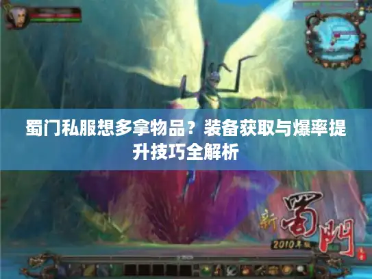 蜀门私服想多拿物品？装备获取与爆率提升技巧全解析