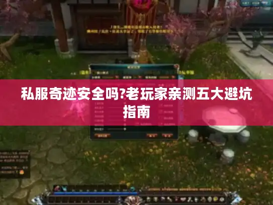 私服奇迹安全吗?老玩家亲测五大避坑指南