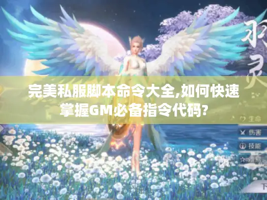 完美私服脚本命令大全,如何快速掌握GM必备指令代码?