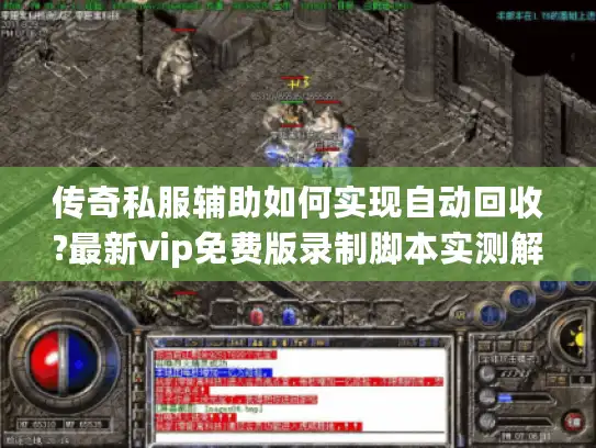 传奇私服辅助如何实现自动回收?最新vip免费版录制脚本实测解析