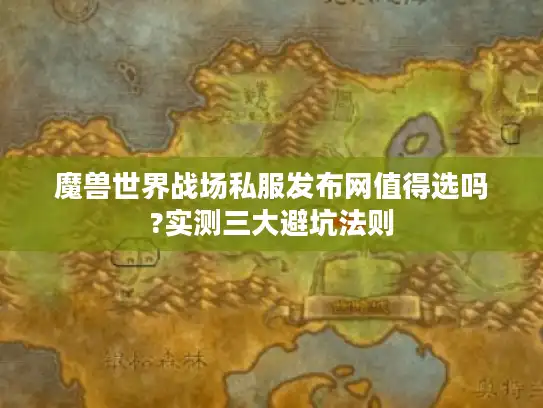 魔兽世界战场私服发布网值得选吗?实测三大避坑法则