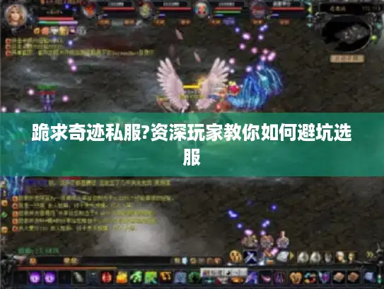 跪求奇迹私服?资深玩家教你如何避坑选服 跪求奇迹私服?资深玩家教你如何避坑选服