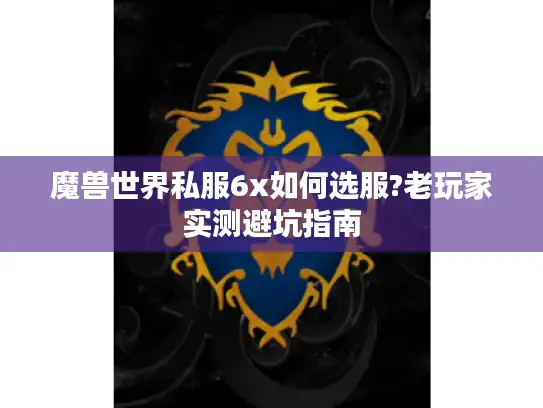魔兽世界私服6x如何选服?老玩家实测避坑指南