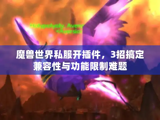 魔兽世界私服开插件，3招搞定兼容性与功能限制难题