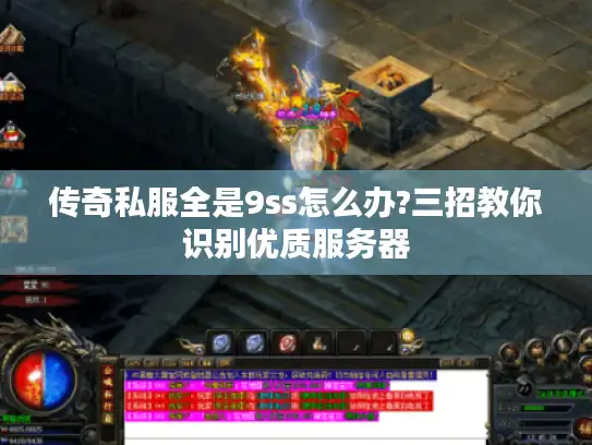 传奇私服全是9ss怎么办?三招教你识别优质服务器 传奇私服全是9ss怎么办?三招教你识别优质服务器