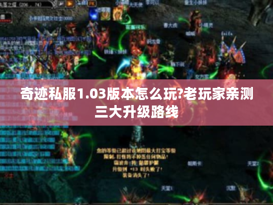 奇迹私服1.03版本怎么玩?老玩家亲测三大升级路线