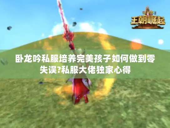 卧龙吟私服培养完美孩子如何做到零失误?私服大佬独家心得