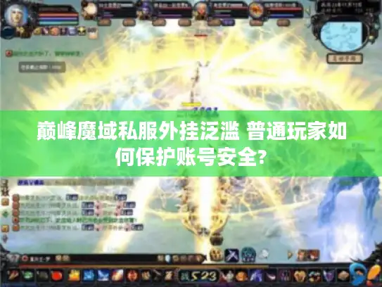 巅峰魔域私服外挂泛滥 普通玩家如何保护账号安全? 巅峰魔域私服外挂泛滥 普通玩家如何保护账号安全?