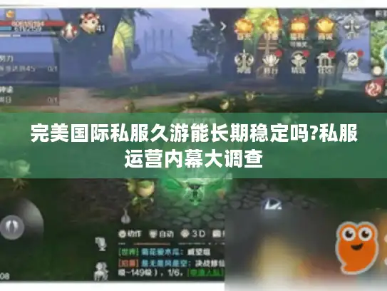 完美国际私服久游能长期稳定吗?私服运营内幕大调查