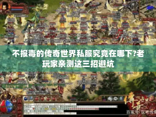 不报毒的传奇世界私服究竟在哪下?老玩家亲测这三招避坑 不报毒的传奇世界私服究竟在哪下?老玩家亲测这三招避坑