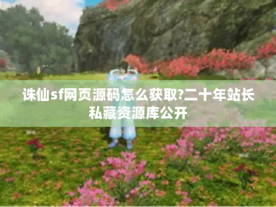 诛仙sf网页源码怎么获取?二十年站长私藏资源库公开