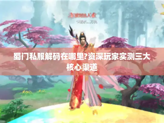 蜀门私服解码在哪里?资深玩家实测三大核心渠道