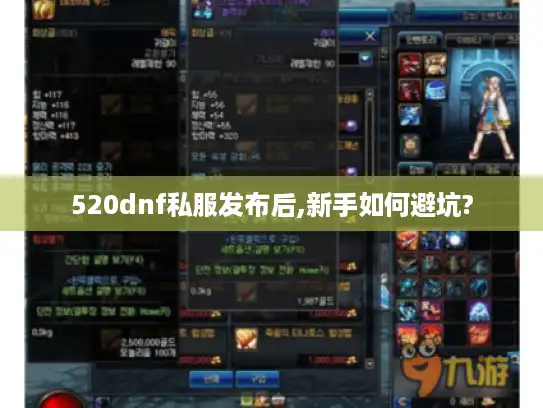 520dnf私服发布后,新手如何避坑? 520dnf私服发布后,新手如何避坑?