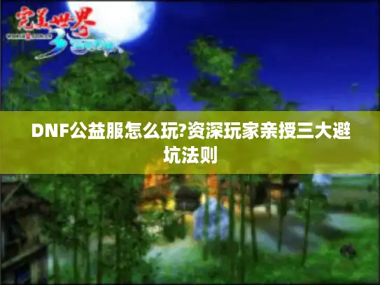 DNF公益服怎么玩?资深玩家亲授三大避坑法则