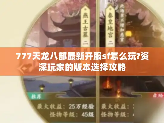 777天龙八部最新开服sf怎么玩?资深玩家的版本选择攻略