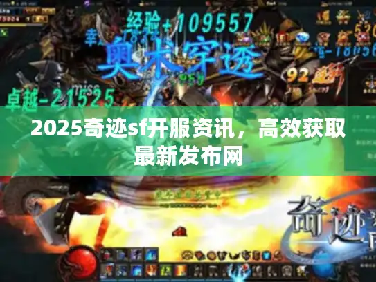 2025奇迹sf开服资讯，高效获取最新发布网