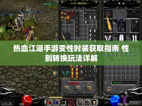 热血江湖手游变性时装获取指南 性别转换玩法详解