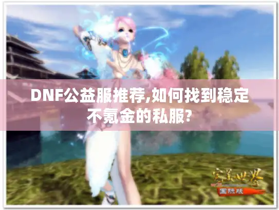 DNF公益服推荐,如何找到稳定不氪金的私服?