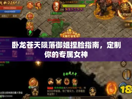 卧龙苍天陨落御姐捏脸指南,定制你的专属女神 卧龙苍天陨落御姐捏脸指南,定制你的专属女神