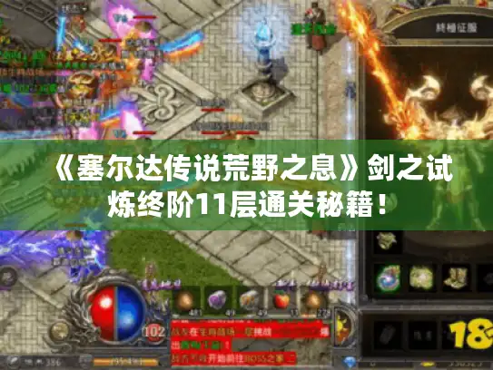 《塞尔达传说荒野之息》剑之试炼终阶11层通关秘籍！