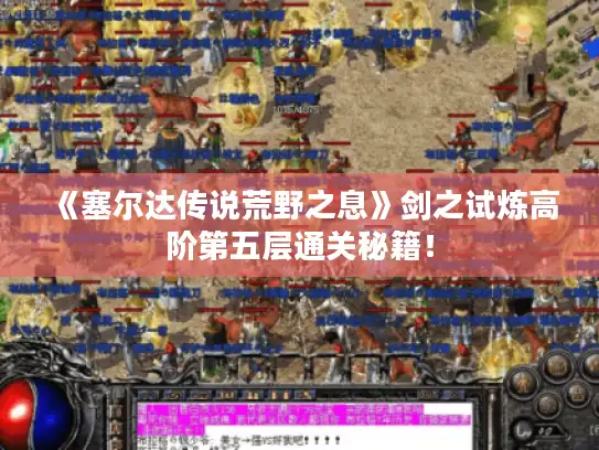 《塞尔达传说荒野之息》剑之试炼高阶第五层通关秘籍！