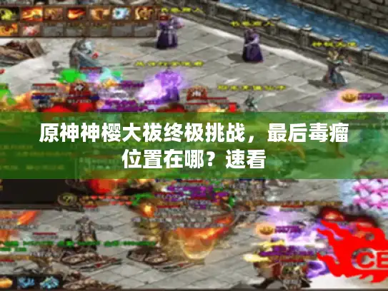 原神神樱大祓终极挑战,最后毒瘤位置在哪?速看 原神神樱大祓终极挑战,最后毒瘤位置在哪?速看