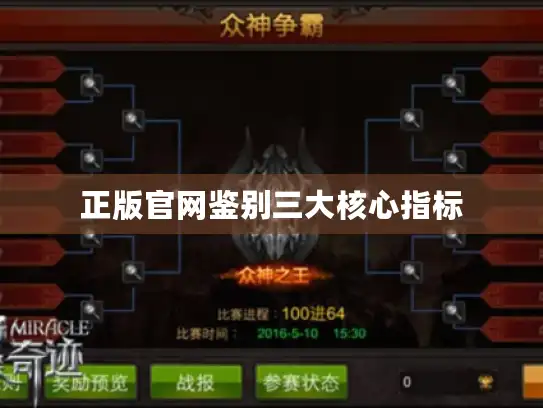 正版官网鉴别三大核心指标 正版官网鉴别三大核心指标