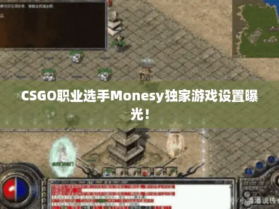 CSGO职业选手Monesy独家游戏设置曝光! CSGO职业选手Monesy独家游戏设置曝光!