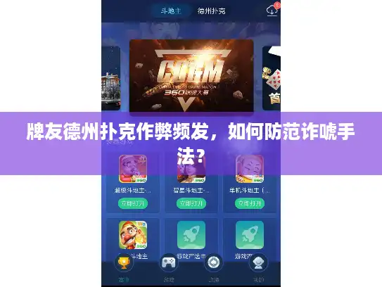 牌友德州扑克作弊频发，如何防范诈唬手法？