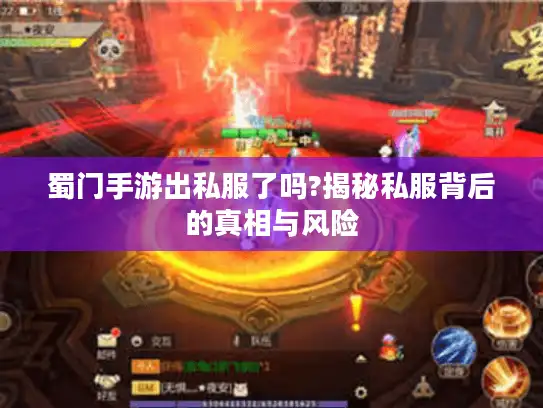 蜀门手游出私服了吗?揭秘私服背后的真相与风险