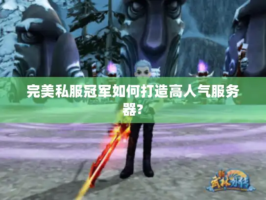 完美私服冠军如何打造高人气服务器?