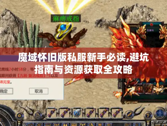 魔域怀旧版私服新手必读,避坑指南与资源获取全攻略